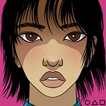 woman, squid game, portrait, kang sae-byeok, character, face, female, girl, korean, asian, fan art, cartoon, avatar, fanart, squid game, squid game, squid game, squid game, squid game, cartoon, avatar, avatar, avatar